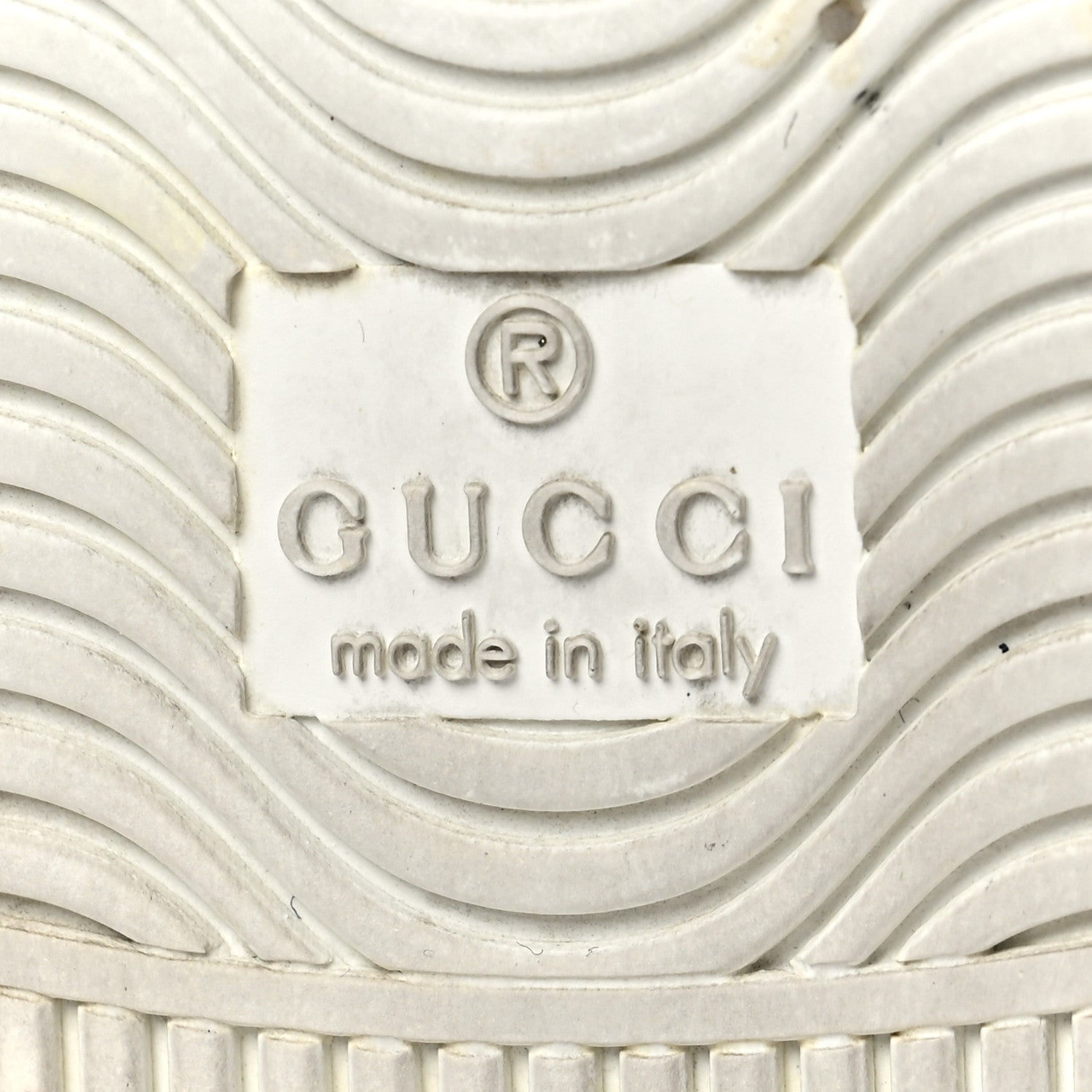 Gucci Calfskin Web GG Apple Embroidered Womens Ace Sneakers 37 White 7 of 9
