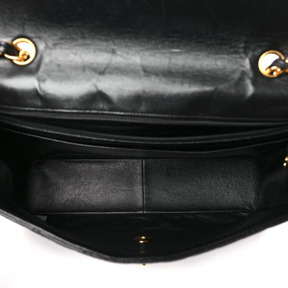 Chanel Lambskin Quilted XL Jumbo Single Flap Black 5 of 10
