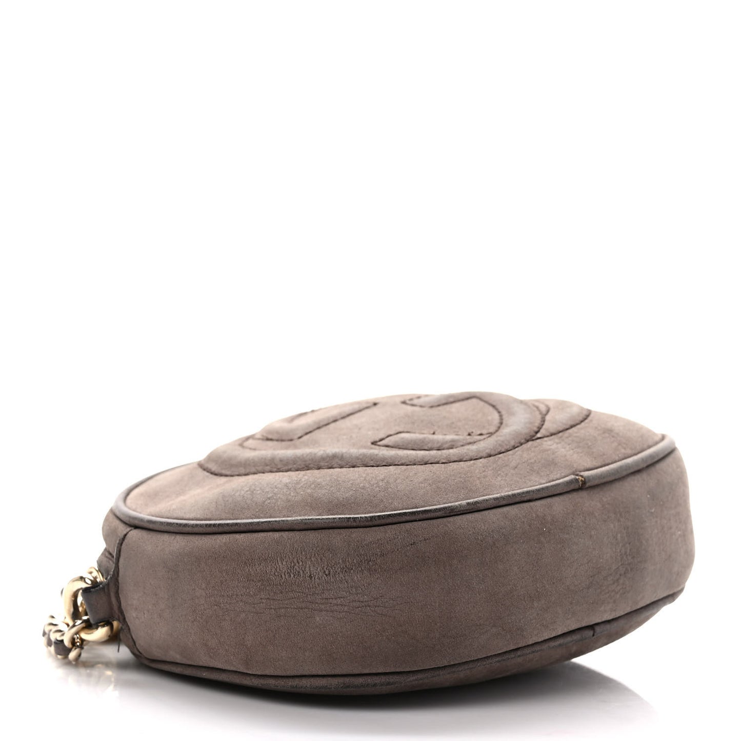 Vitello Range Mini Soho Chain Bag Grey Field