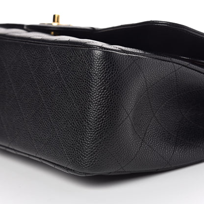 Chanel Caviar Quilted Jumbo Double Flap Black 7 of 10