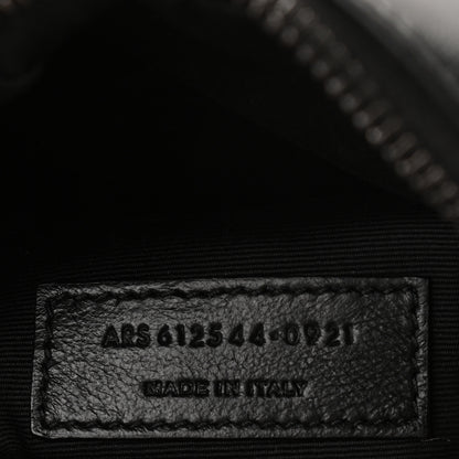 Saint Laurent Calfskin Matelasse Monogram Lou Camera Bag Black 6 of 8