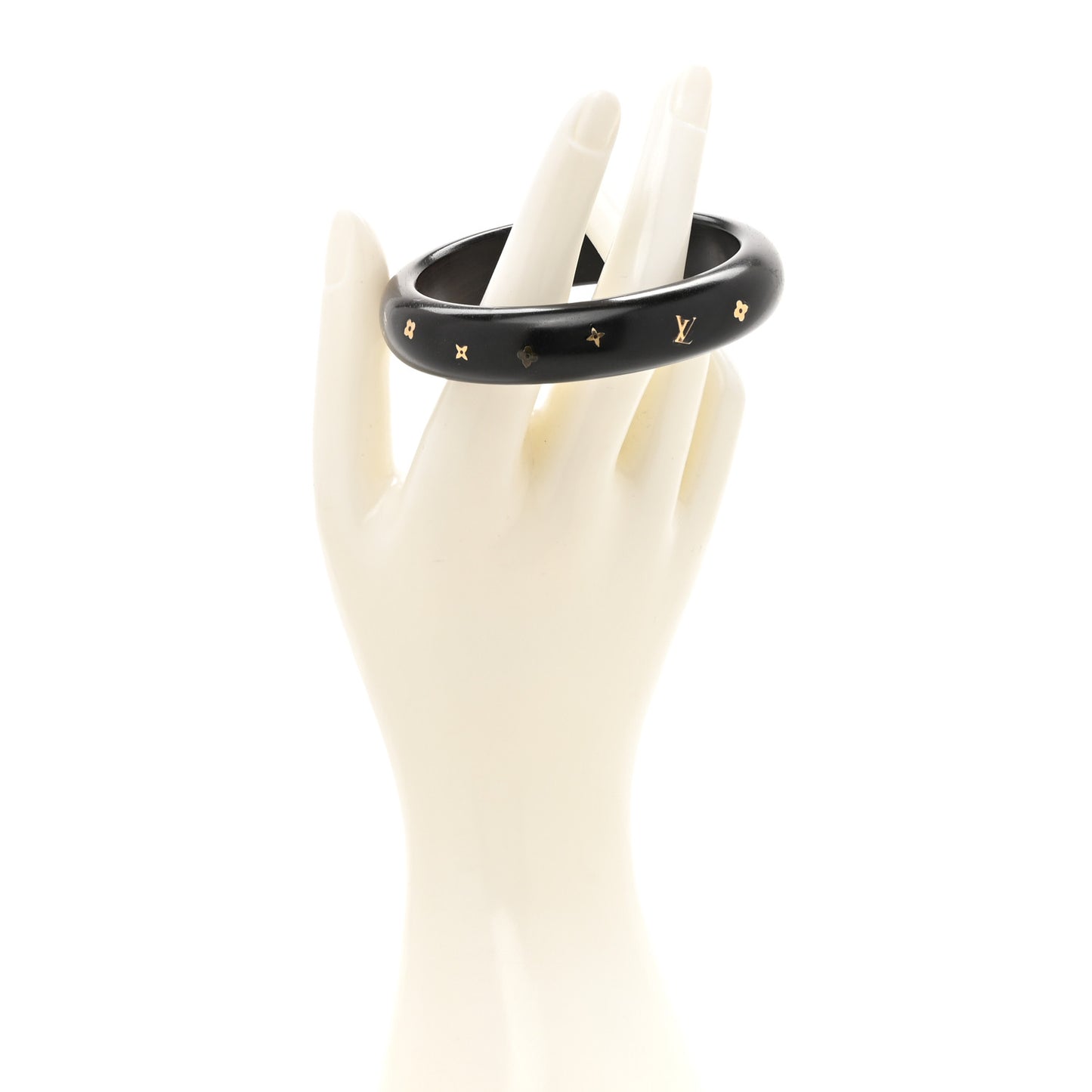 Tiger Wood Brass Silvania Bangle