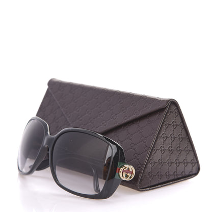 Gucci Web GG 3166/S Sunglasses Black 8 of 8