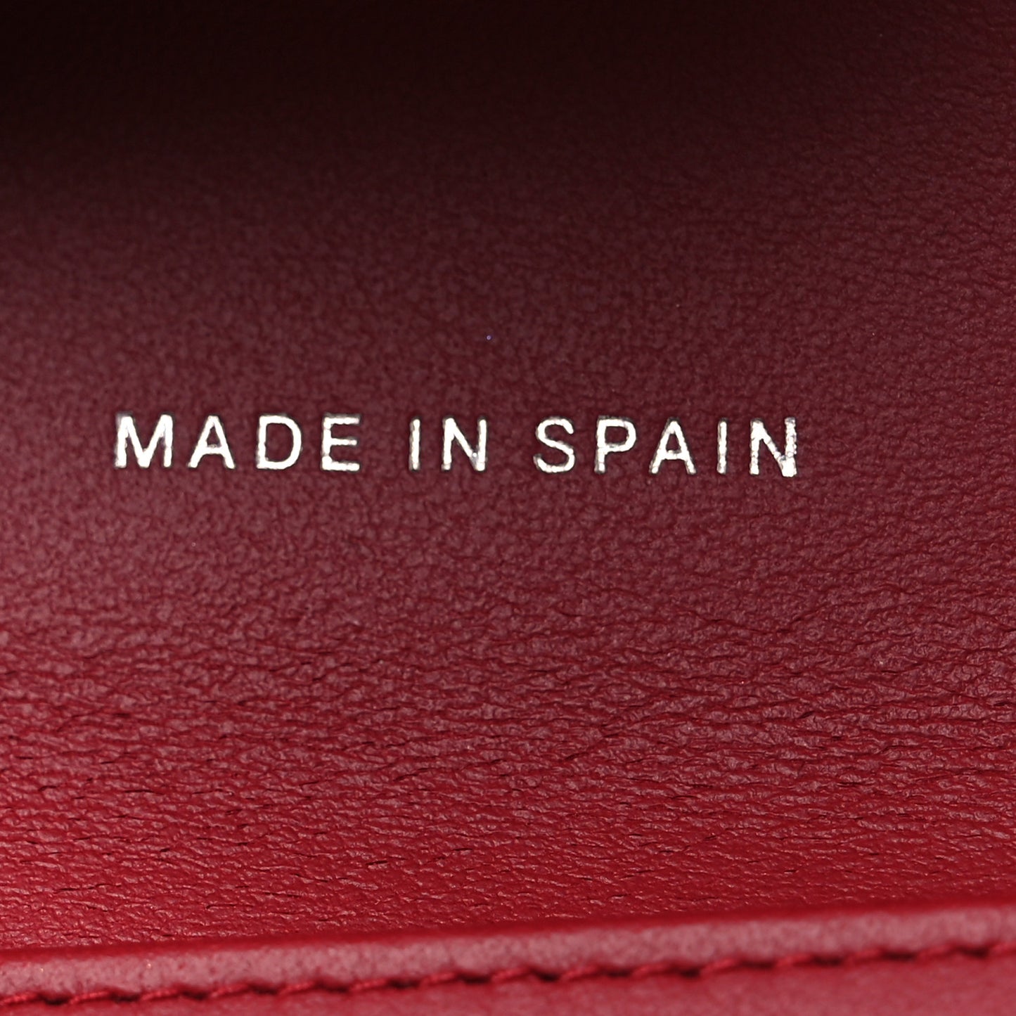 Caviar Quilted Compact Flap Wallet Dark Red