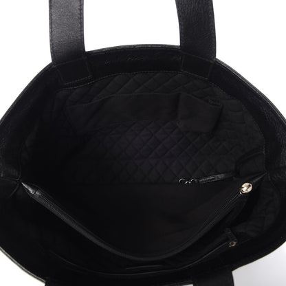 Chanel Goatskin Perforated Large CC Tote Black 8 of 8