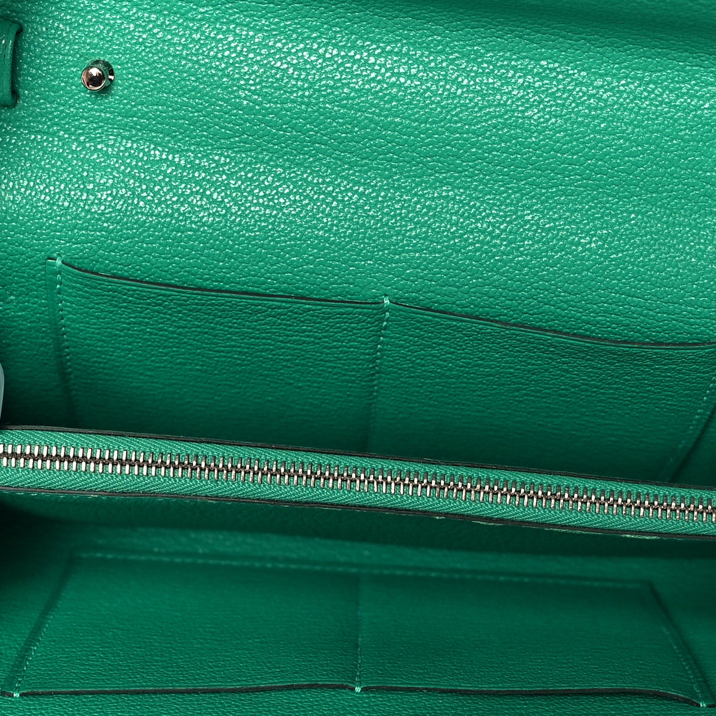 Chevre Mysore Kelly To Go Wallet Vert Vertigo