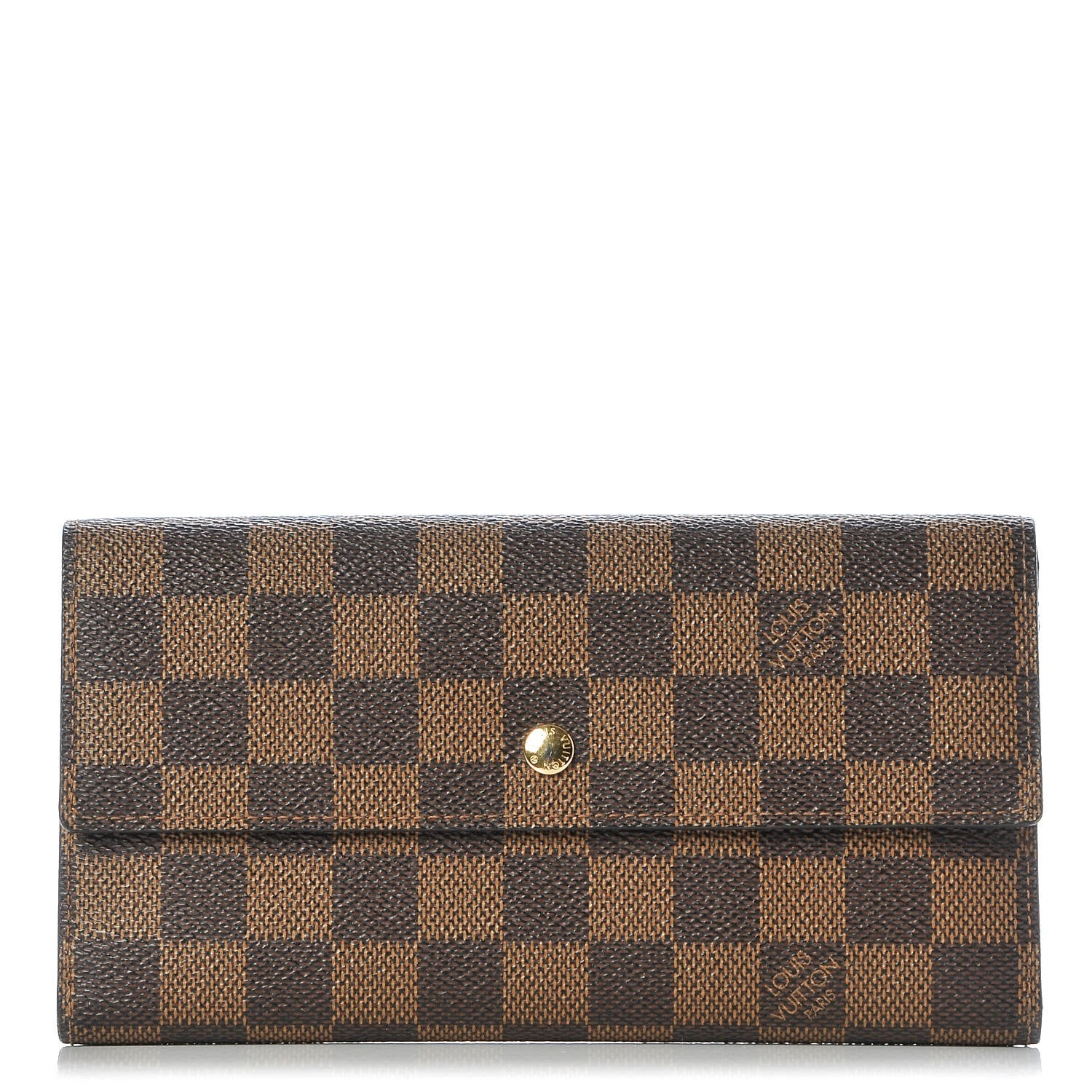 Louis Vuitton Damier Ebene Porte Tresor International Wallet 1 of 8