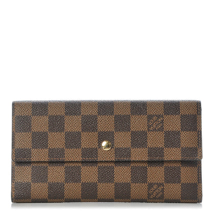 Louis Vuitton Damier Ebene Porte Tresor International Wallet 1 of 8