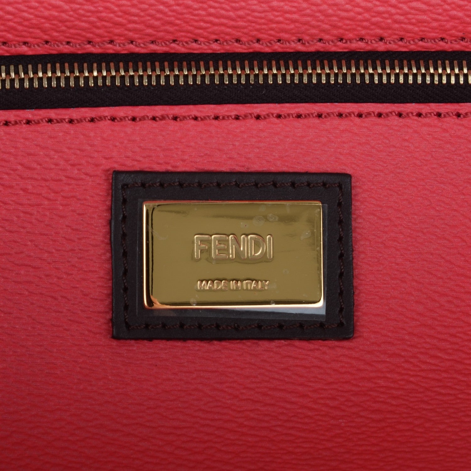Fendi Zucca Spalmati Ombre Small Roll Tote Tobacco Ciclamino Moro 6 of 7