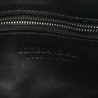 Bottega Veneta Lambskin Maxi Intrecciato Cassette Crossbody Bag Black 6 of 10