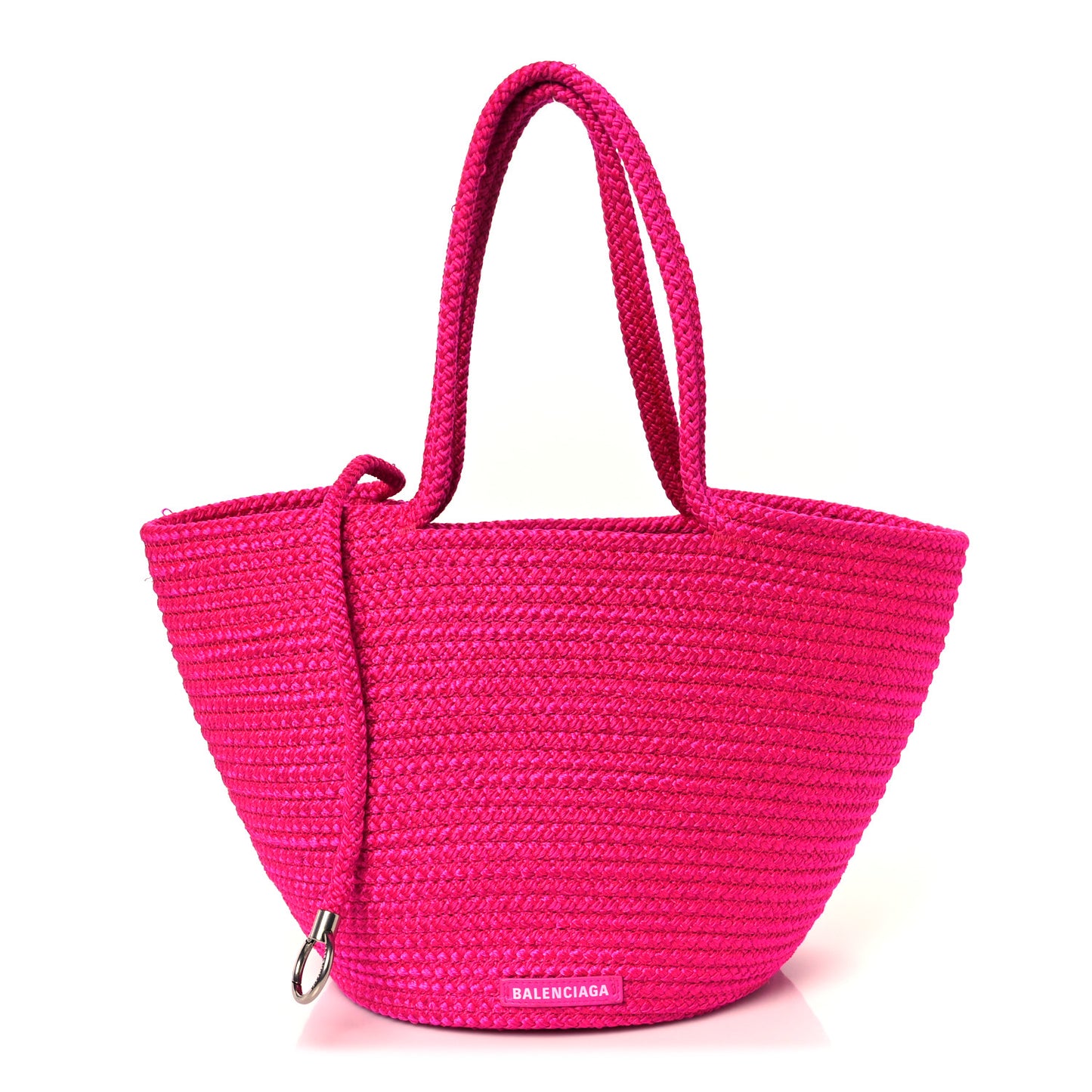 BOTTEGA VENETA Raffia Large Ibiza Basket Bag  Lipstick Pink