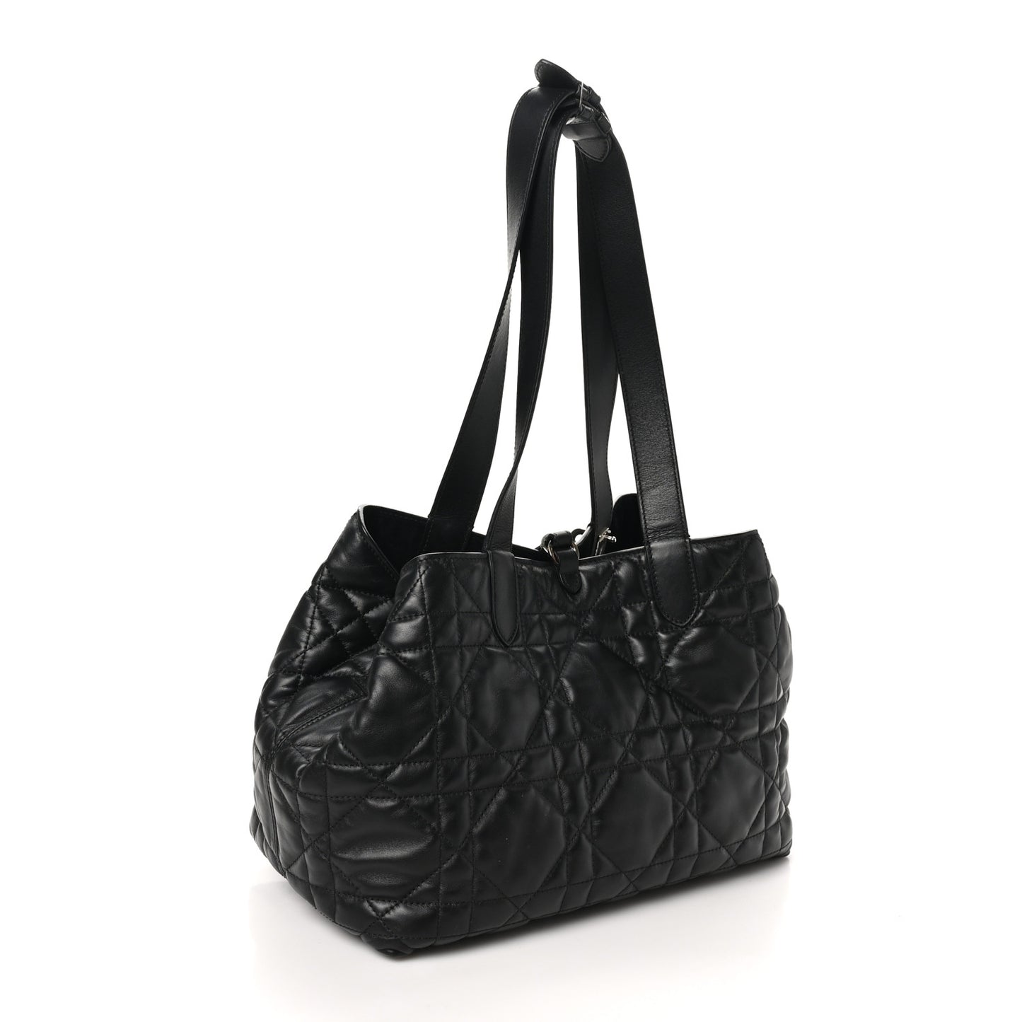 Calfskin Macrocannage Medium Toujours Black