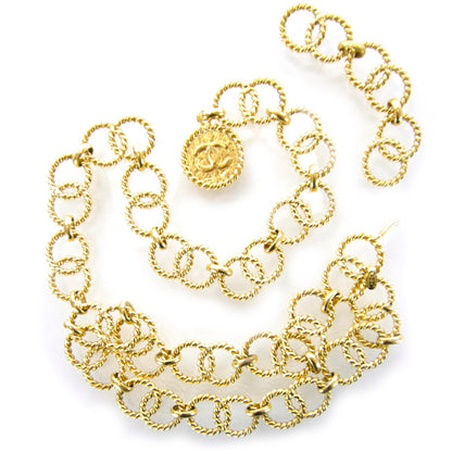 Chanel Chain CC Medallion Belt Gold 1 of 5