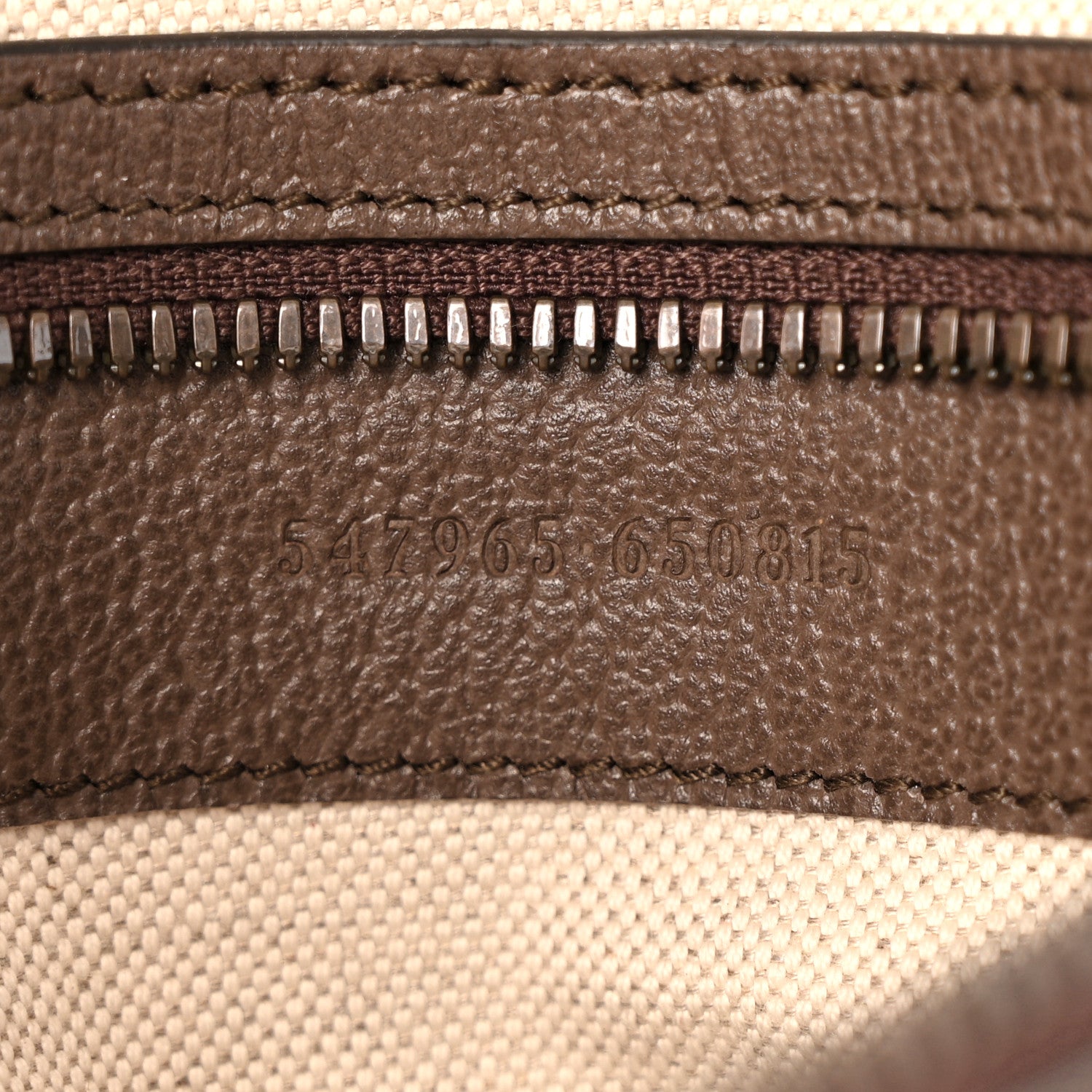 Gucci GG Supreme Monogram Calfskin Web Small Ophidia Day BackpacK Beige Ebony New Acero 7 of 12