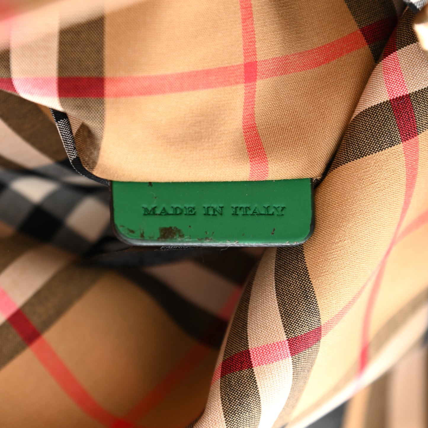Coated Canvas Vintage Check Shopper Tote