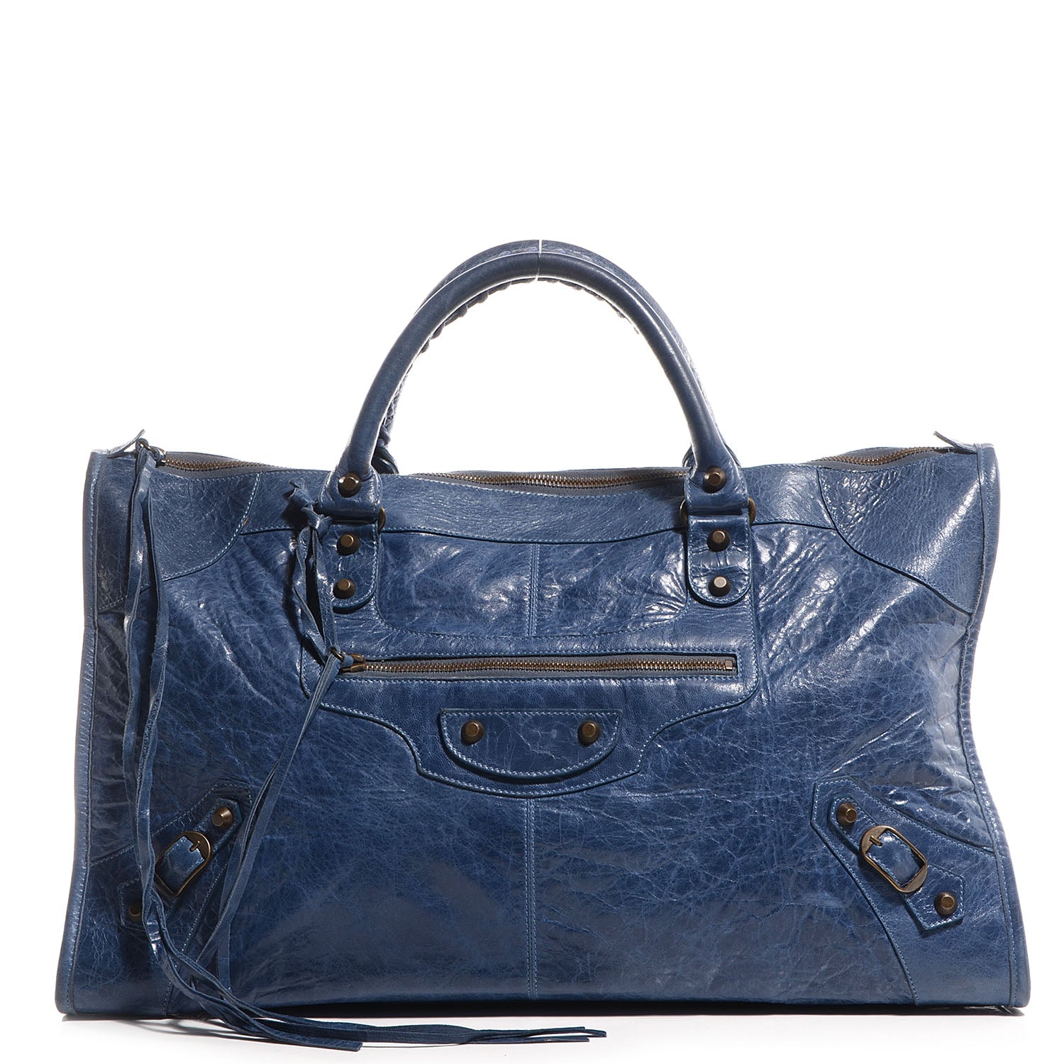 Balenciaga Chevre Work Navy 1 of 14