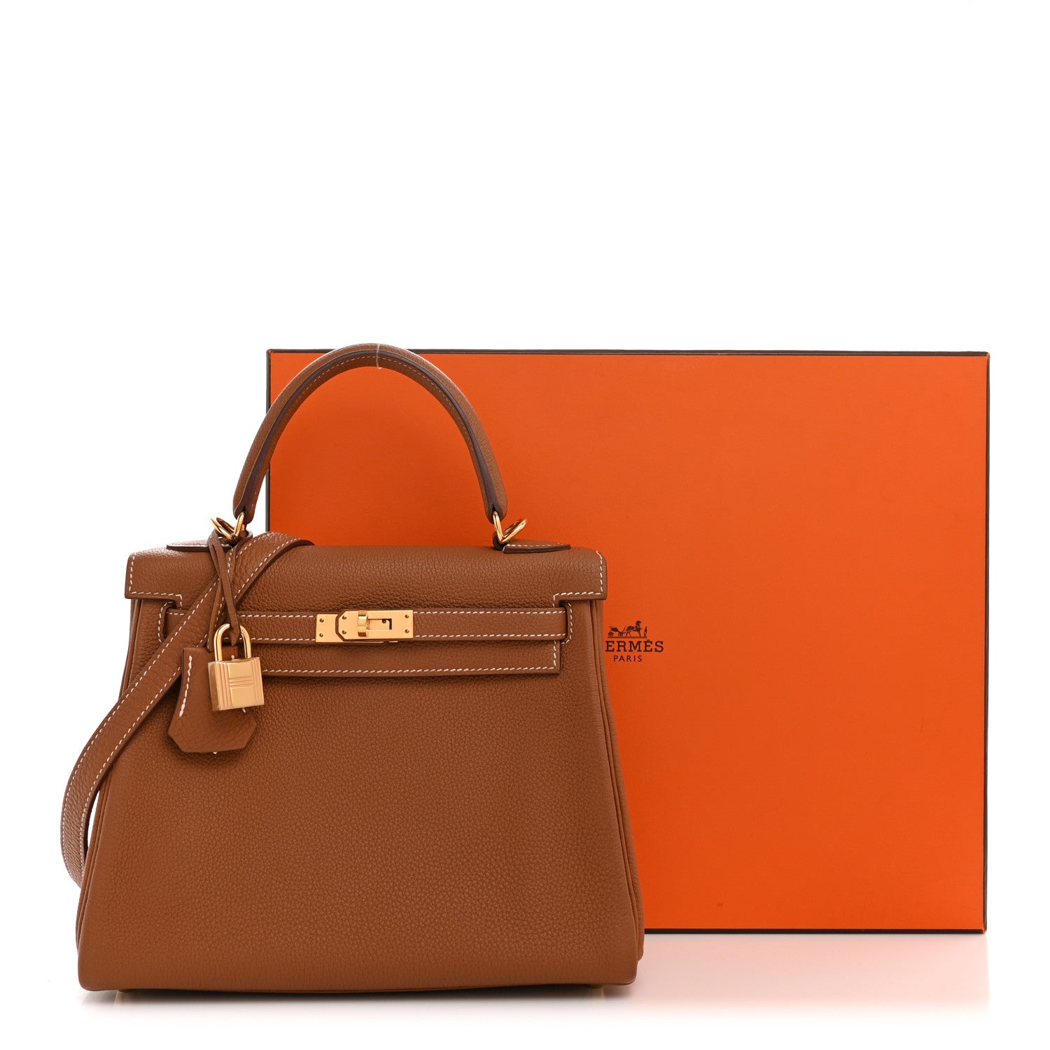 Hermes Togo Kelly Retourne 25 Gold 16 of 16