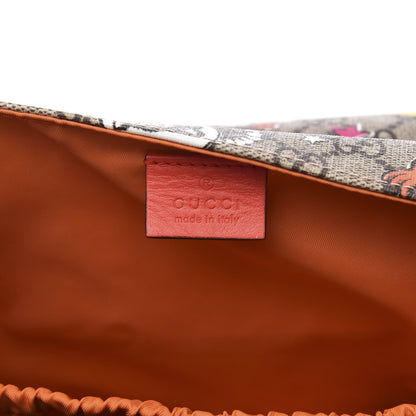 Gucci GG Supreme Monogram Space Cats Diaper Bag Orange 7 of 12