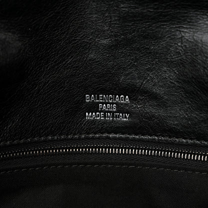 Balenciaga Calfskin Medium BB Soft Flap Bag Black 6 of 10