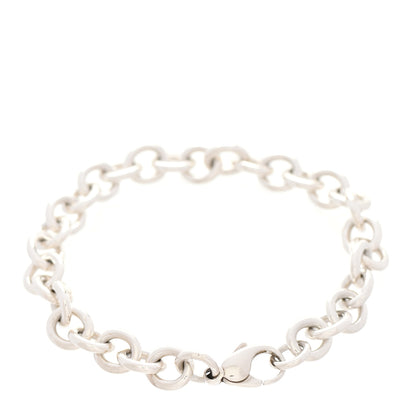 Tiffany Sterling Silver Round Chain Link Bracelet 3 of 5