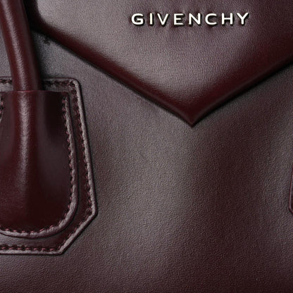 Givenchy Shiny Lord Calfskin Medium Antigona Burgundy 22 of 27