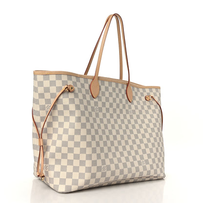 Louis Vuitton Damier Azur Neo Neverfull GM Rose Ballerine 4 of 9