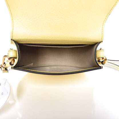 Chloe Calfskin Suede Small Nile Bracelet Bag Lemonade 5 of 7