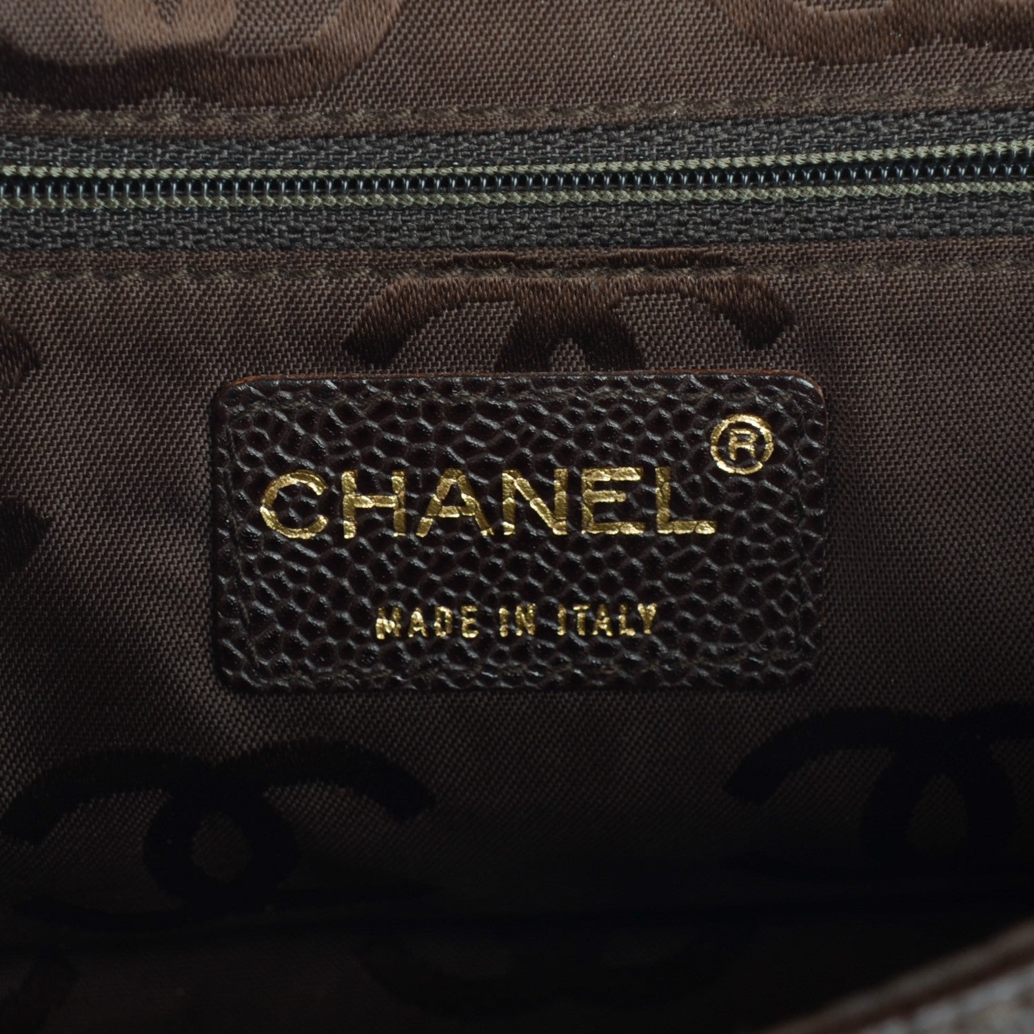 Chanel Caviar Square Stitched Small Flap Dark Brown 7 of 8