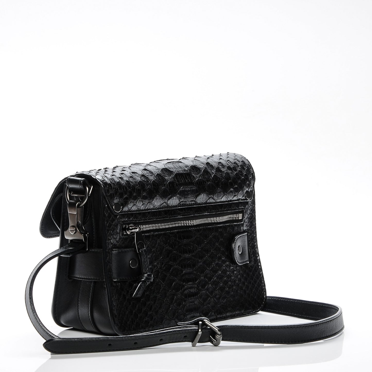 Python PS11 Mini Classic Shoulder Bag Black