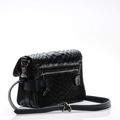 Proenza Schouler Python PS11 Mini Classic Shoulder Bag Black 3 of 8