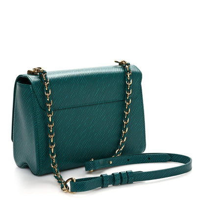 Louis Vuitton Epi Twist Shoulder Bag MM Emeraude 3 of 11