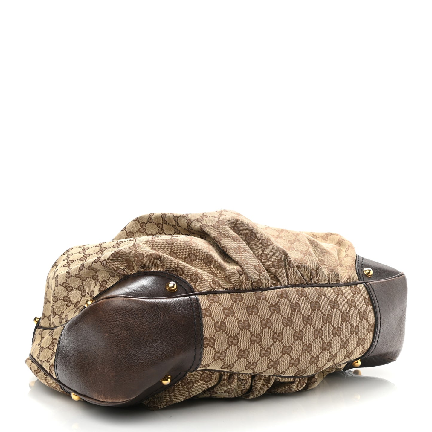 Monogram Large Jockey Hobo Dark Brown