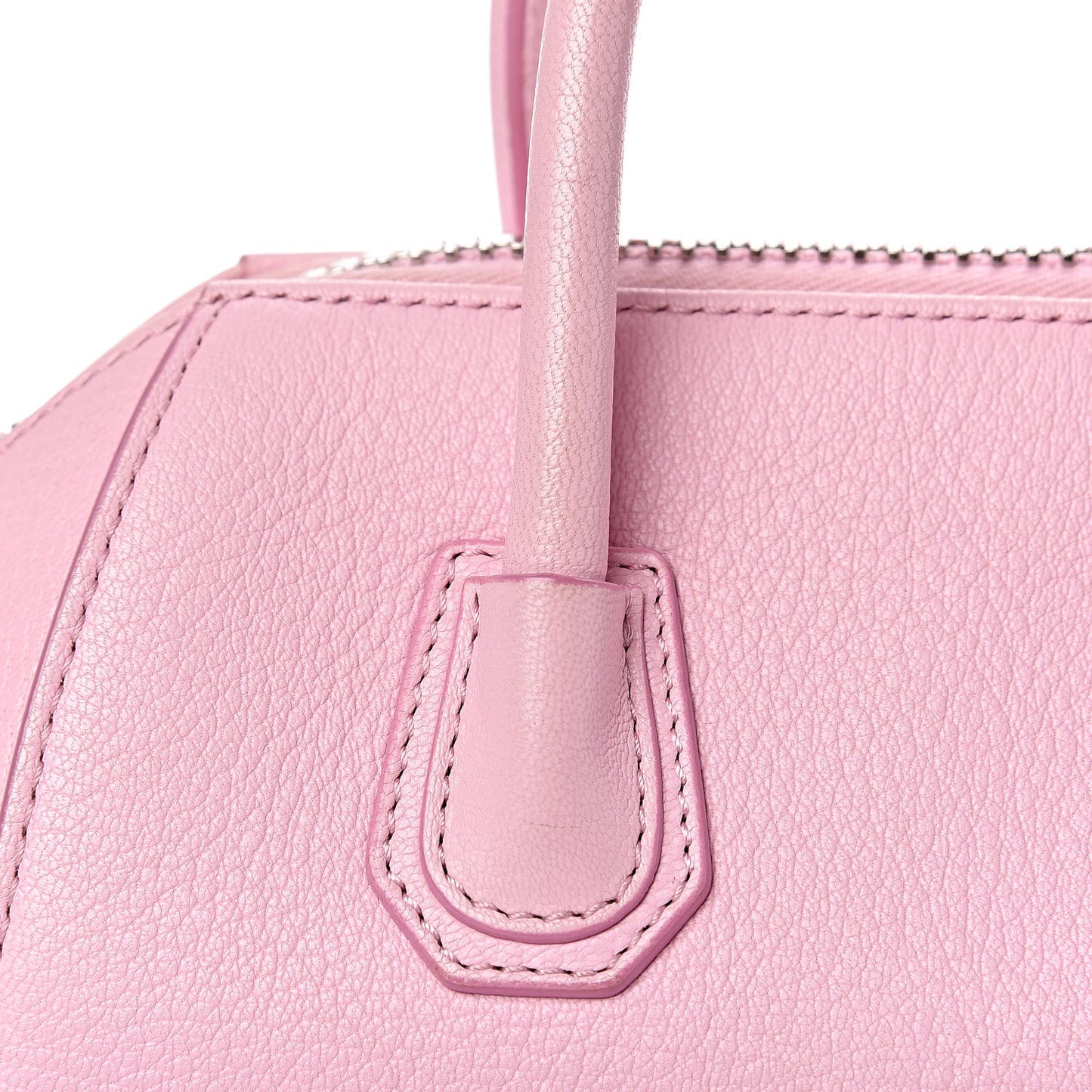 Sugar Goatskin Mini Antigona Bright Pink
