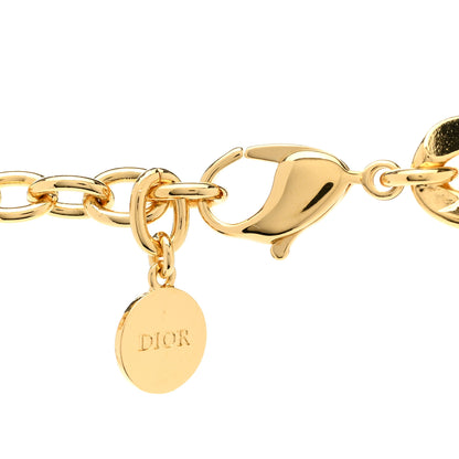 Christian Dior Metal CC Short Necklace Gold 5 of 6