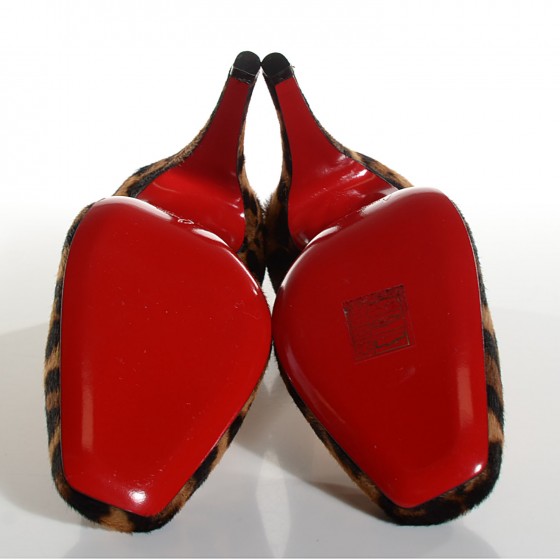Calf Hair Leopard Particule 100 Pumps 35