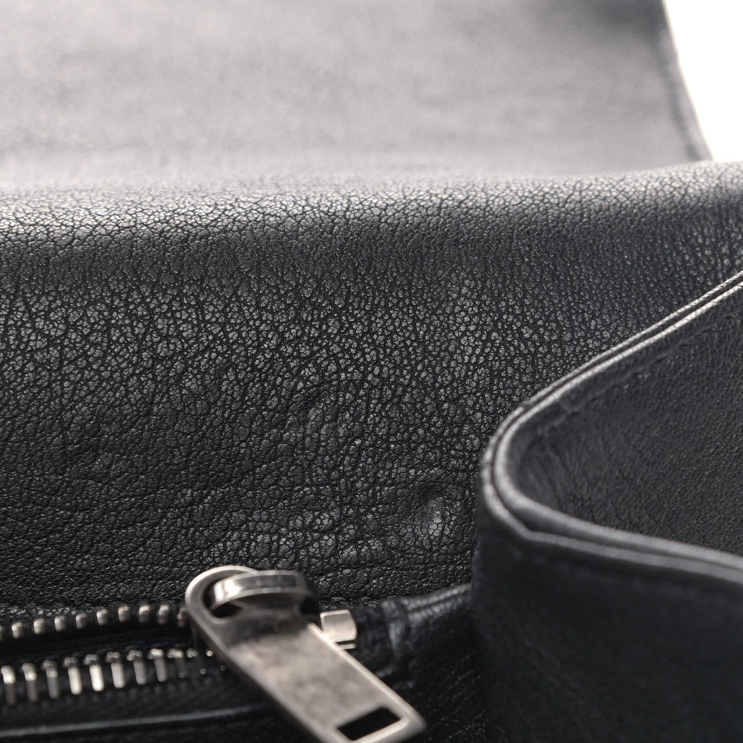Saint Laurent Sheepskin Matelasse Chevron Monogram Large College Satchel Black 5 of 7