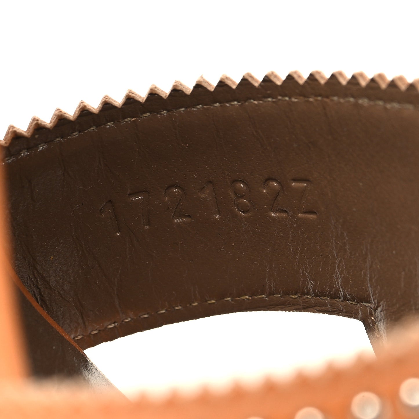 Calfskin Legend Wedge Sandals 38 Natural