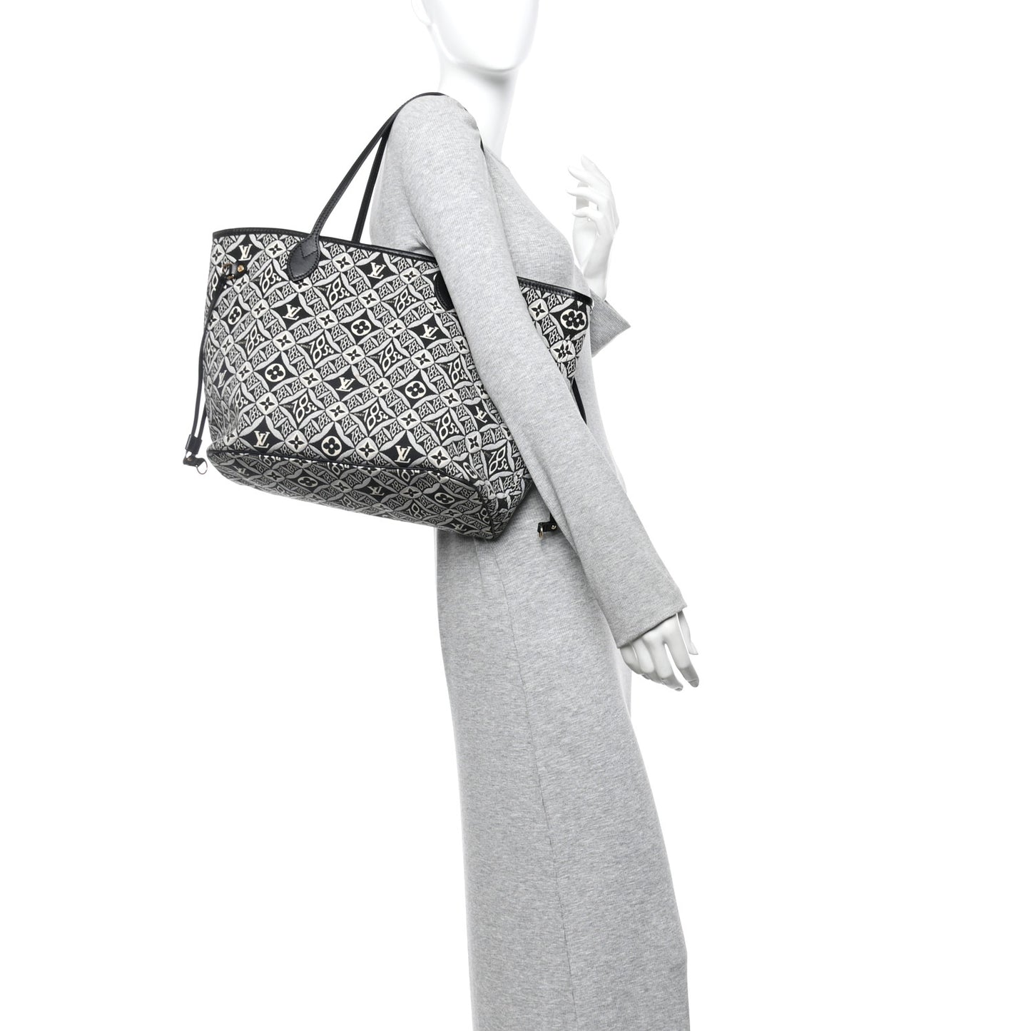 Jacquard Since 1854 Neverfull MM Grey