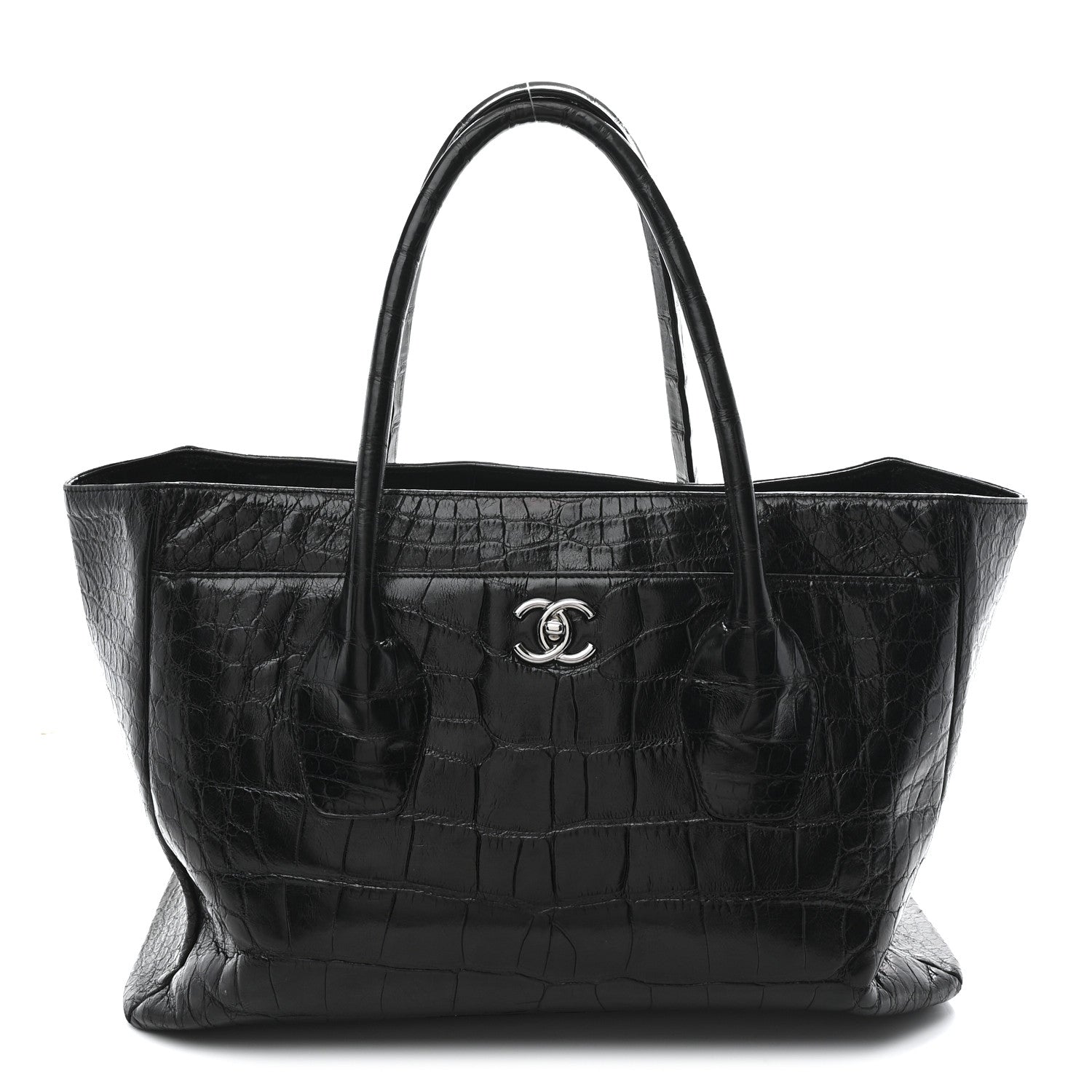 Chanel Alligator Executive Cerf Shopper Tote Black 1 of 11