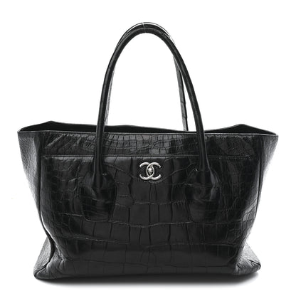 Chanel Alligator Executive Cerf Shopper Tote Black 1 of 11
