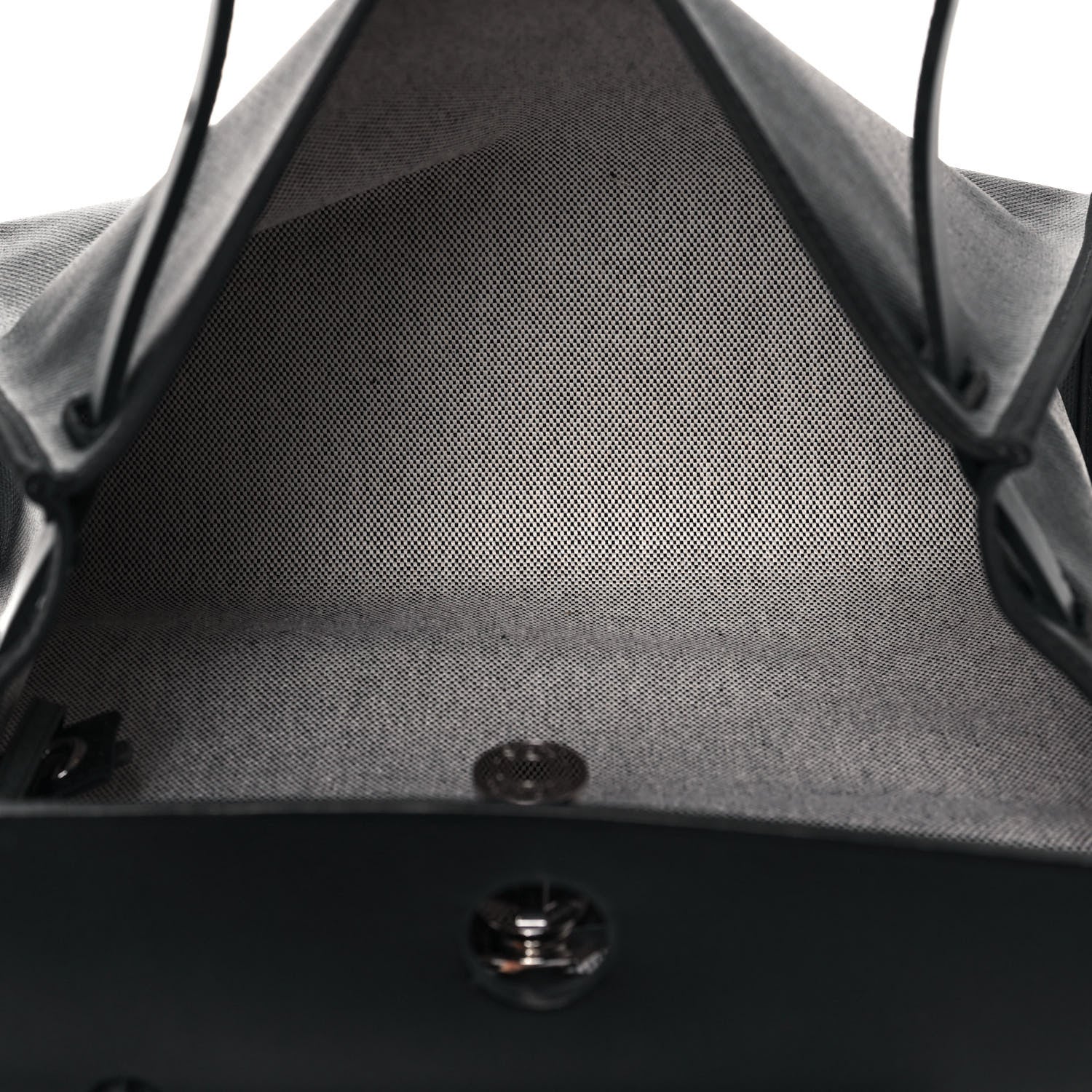 Hermes Toile H Berline Vache Hunter Herbag Zip PM 31 Black Ecru 6 of 13