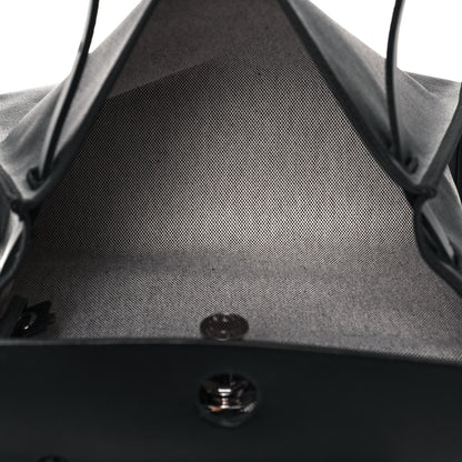 Hermes Toile H Berline Vache Hunter Herbag Zip PM 31 Black Ecru 6 of 13