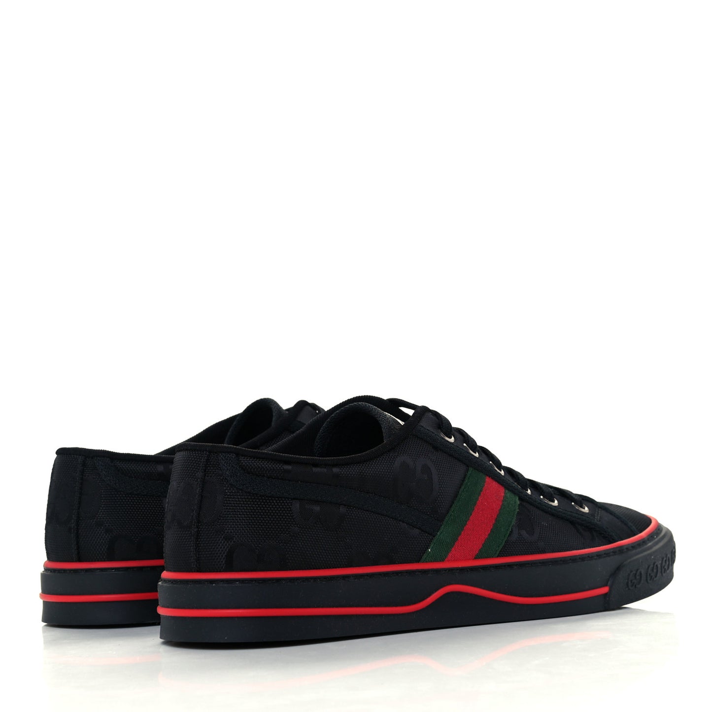 Econyl Nylon Web Monogram Off The Grid Mens 1977 Tennis Sneakers 10 Black