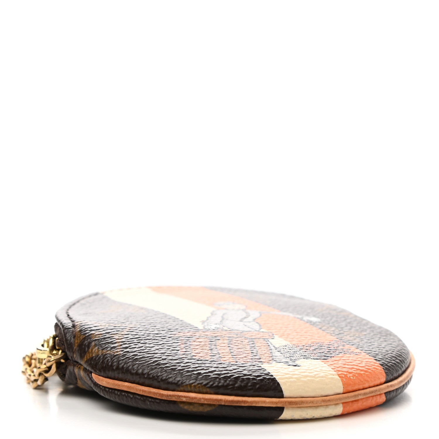 Louis Vuitton Monogram Groom Round Coin Purse 5 of 10