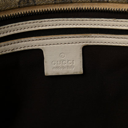 Gucci GG Supreme Monogram Medium Zippered Shopping Tote Off White 7 of 10