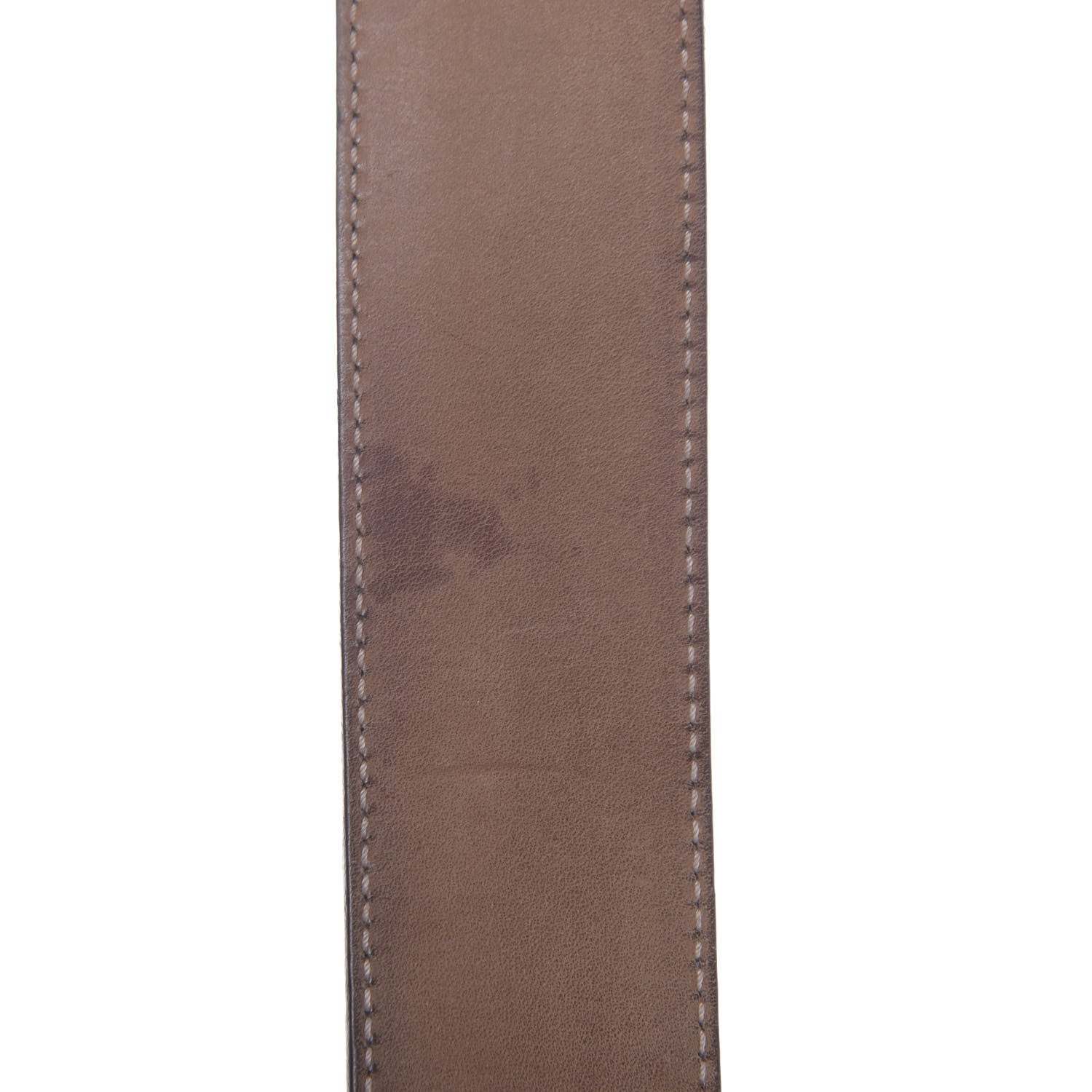 Gucci GG Supreme Monogram Selleria Calfskin Interlocking G 40mm Belt 85 34 Beige Ebony Cocoa 4 of 7