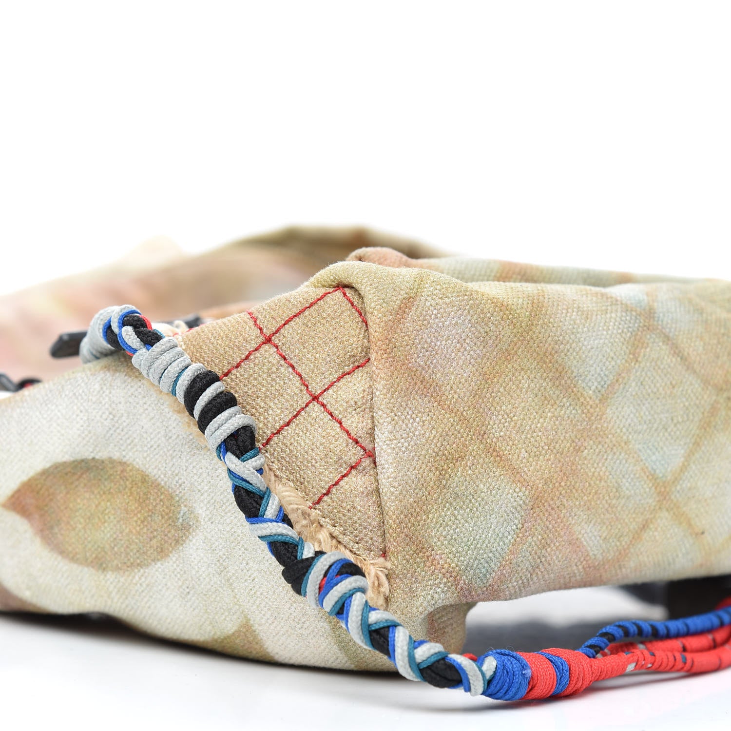 Chanel Graffiti Printed Canvas Medium Backpack Beige 4 of 7