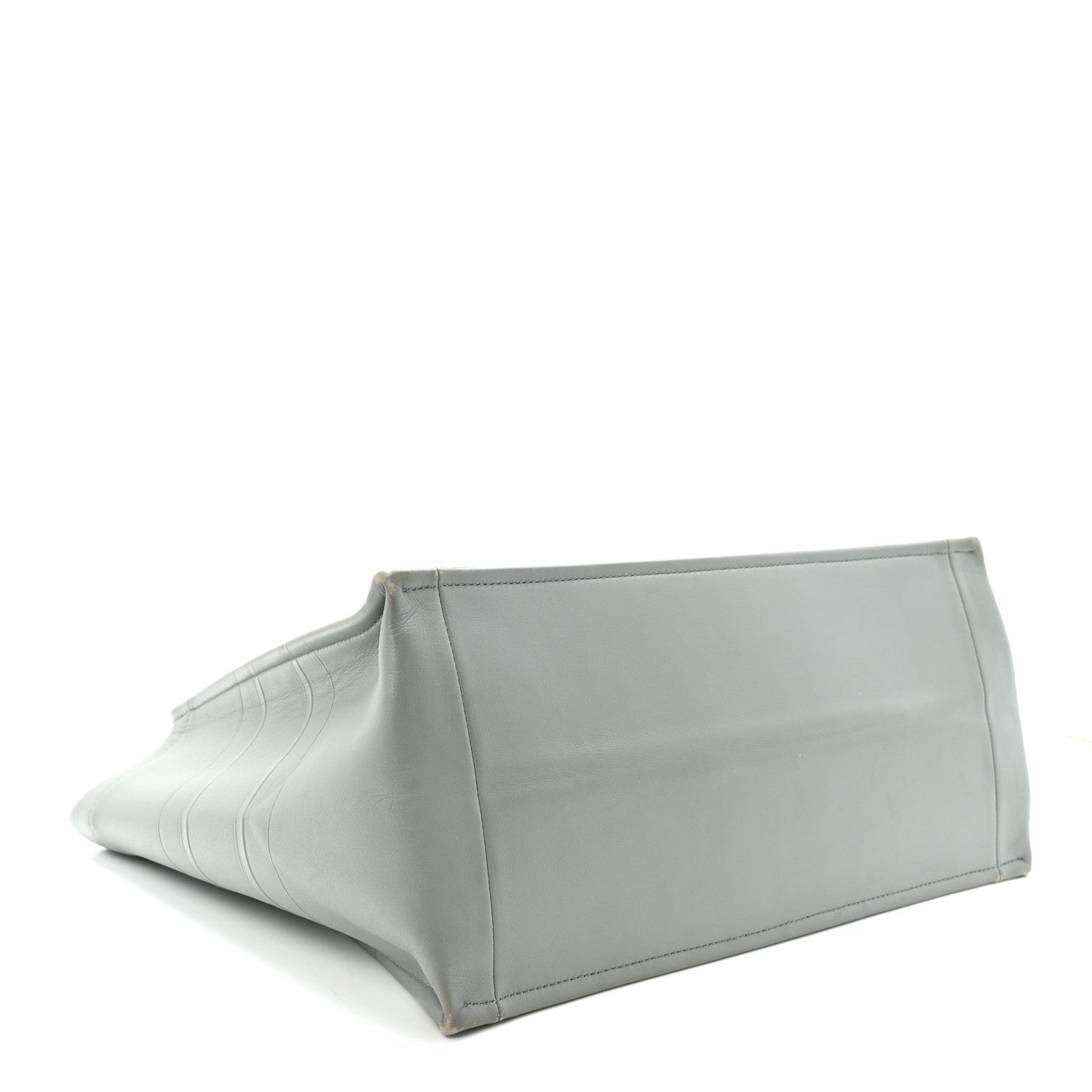 Christian Dior Calfskin Embossed Medium Book Tote Grey Stone 4 of 9