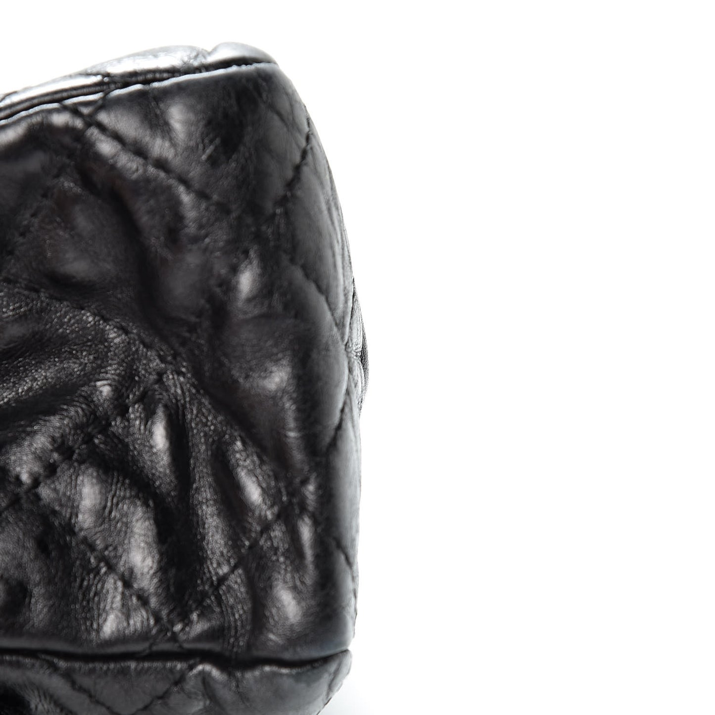 Metallic Aged Calfskin Quilted 2.55 Reissue 227 Flap So Black