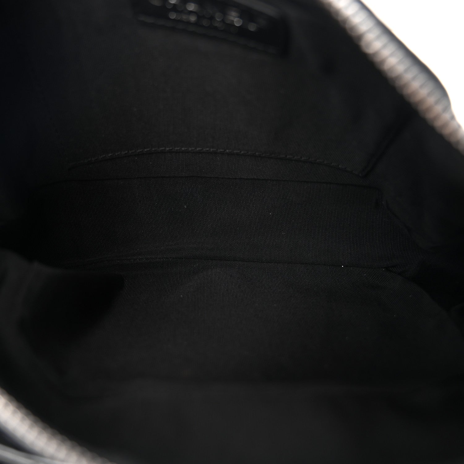 Chanel Crumpled Calfskin Quilted Casual Rock Waist Bag Fanny Pack Black 5 of 10
